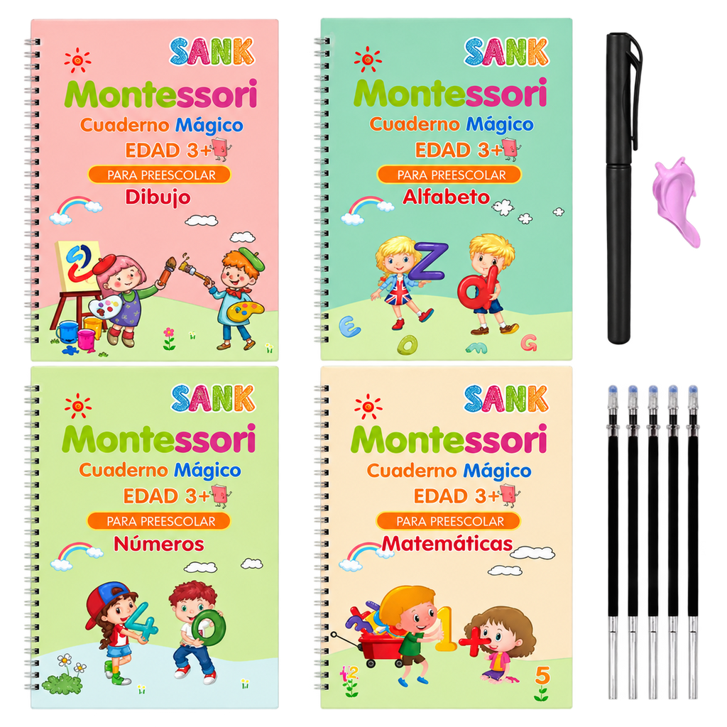 Nubbi MagicBook™ – Cuadernos Mágicos Reutilizables