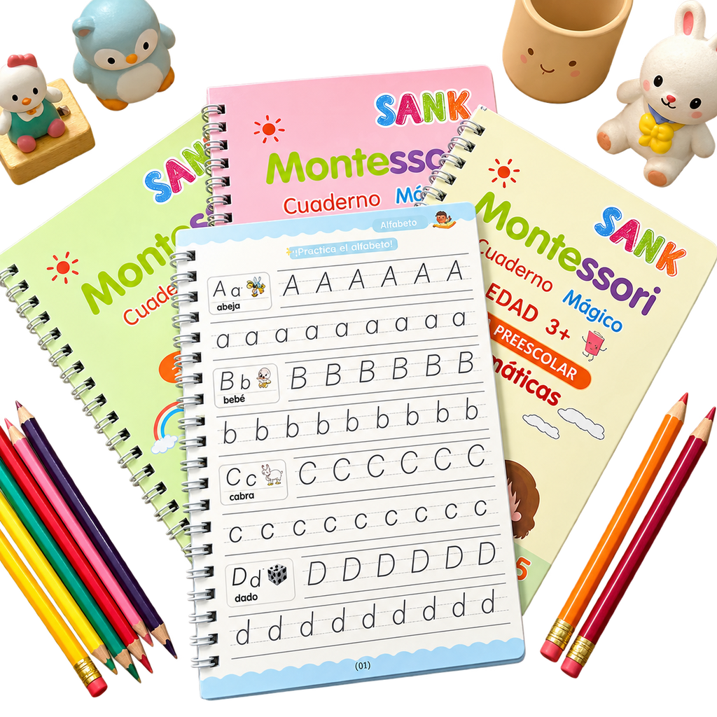 Nubbi MagicBook™ – Cuadernos Mágicos Reutilizables